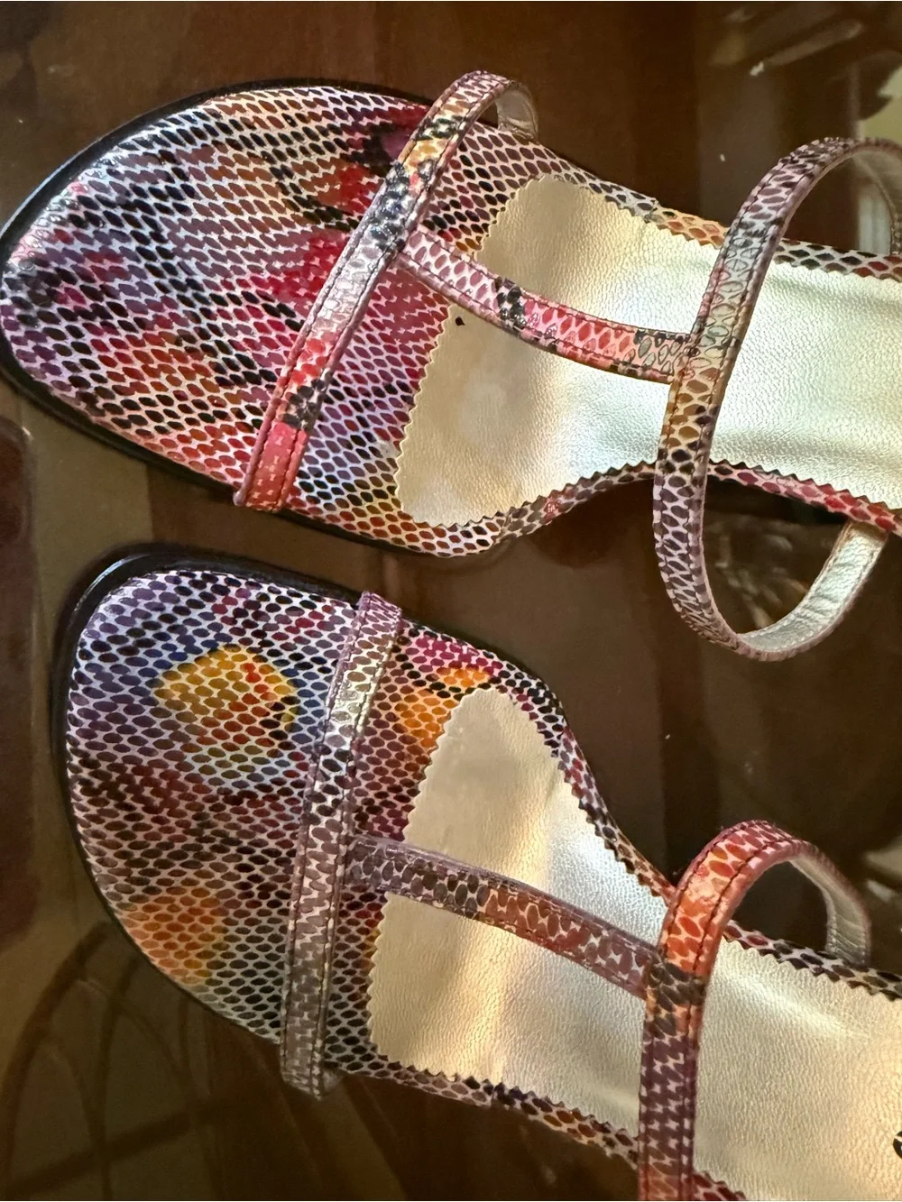 bebe strappy heels